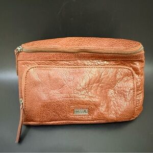 SPIKES & SPARROW Oregon Brandy Cognac Genuine Leather Waist Hip Bag Fanny Pack